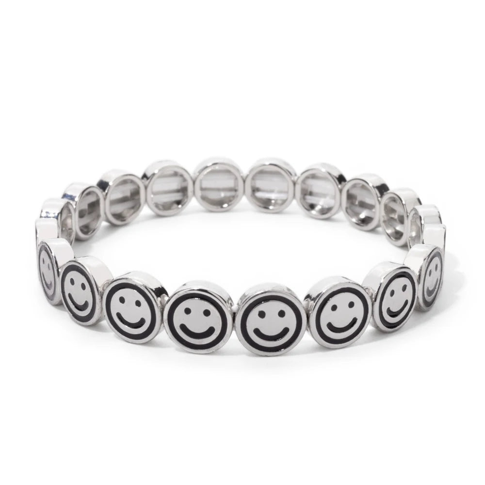 2024 New Rhinestone Happy Bangle For Women Diamond Hand Accessory