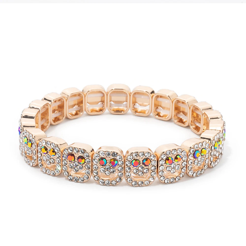 Extremely Happy Pave Bracelets