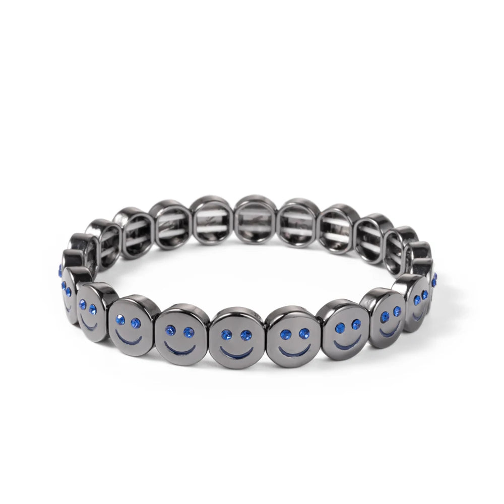 2024 New Rhinestone Happy Bangle For Women Diamond Hand Accessory