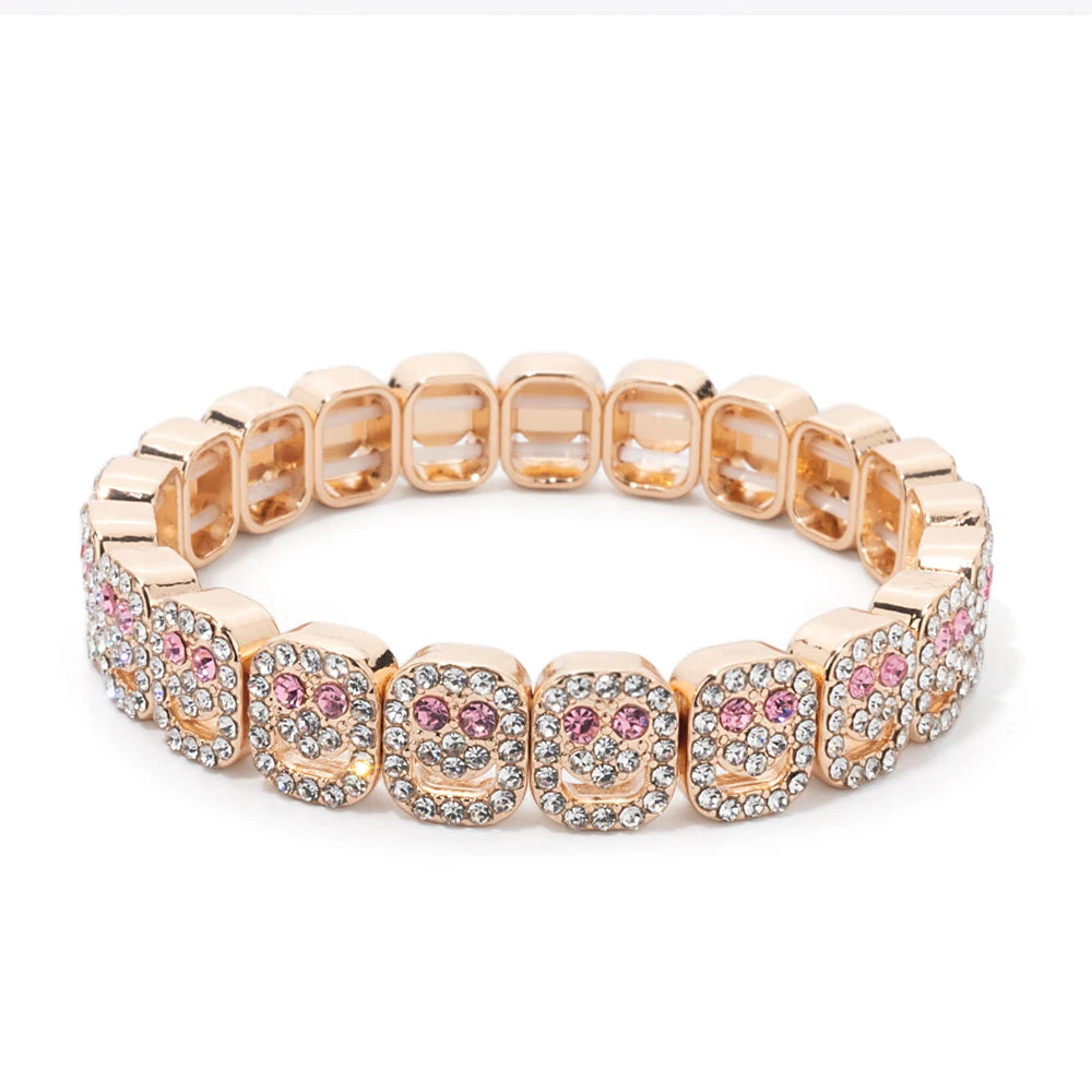 Extremely Happy Pave Bracelets