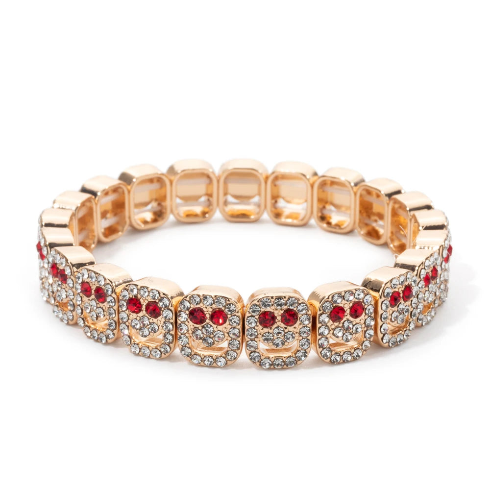 Extremely Happy Pave Bracelets