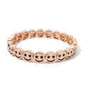 Gold Color Happy Star Bangle For Women Handmade