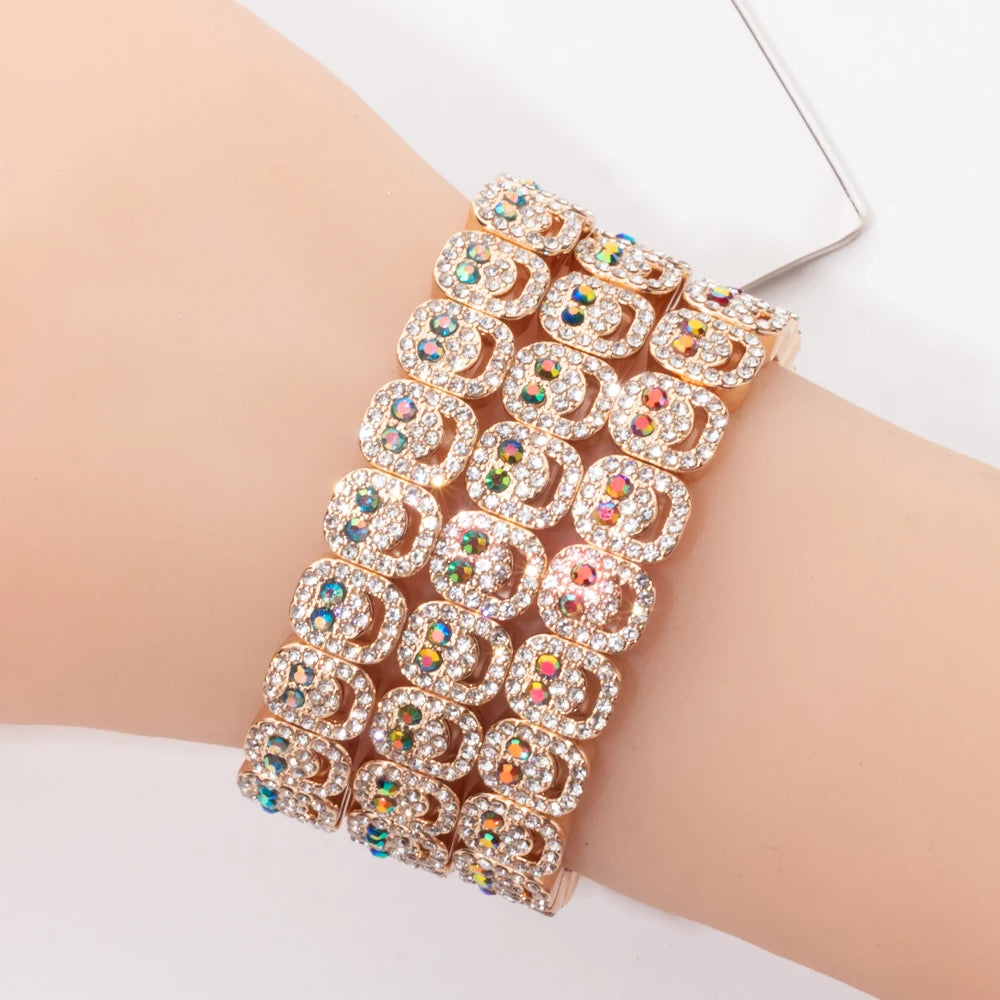 Extremely Happy Pave Bracelets