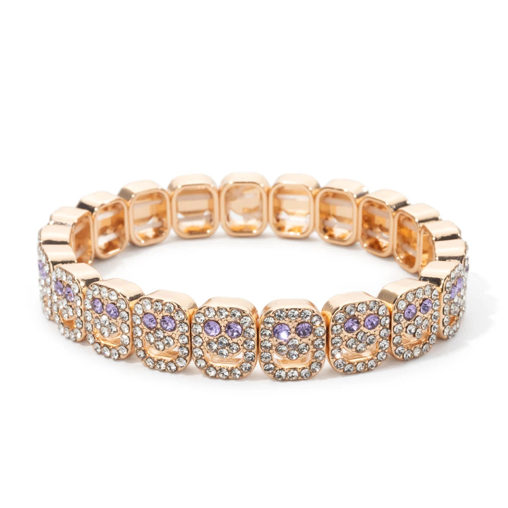 Extremely Happy Pave Bracelets