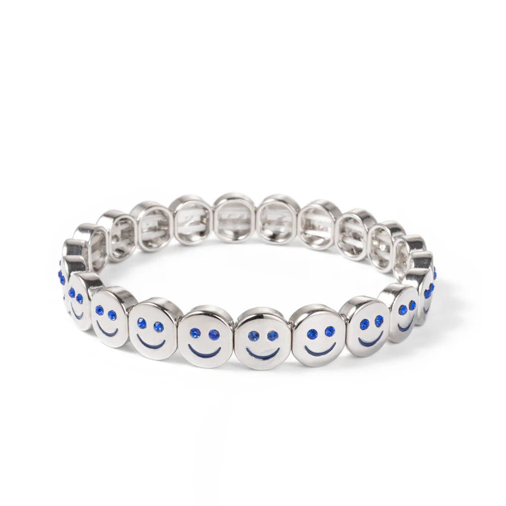 2024 New Rhinestone Happy Bangle For Women Diamond Hand Accessory