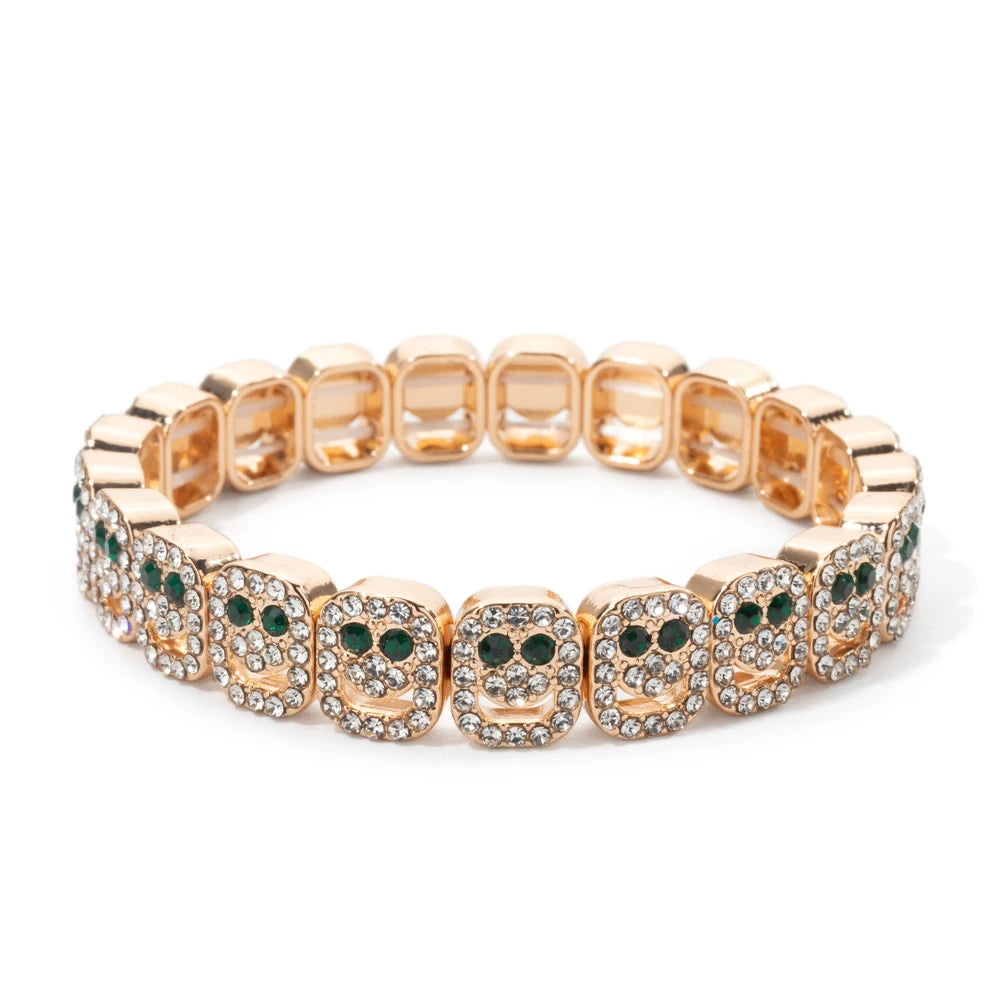 Extremely Happy Pave Bracelets