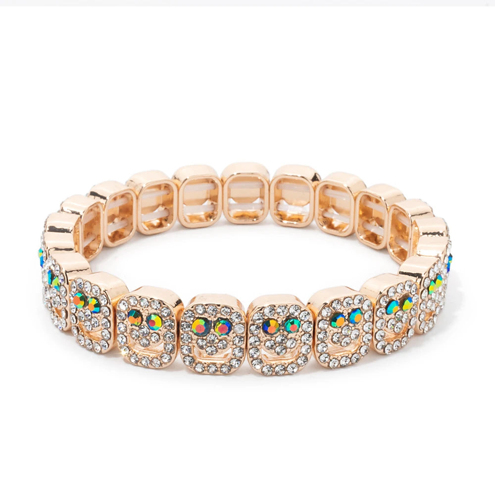 Extremely Happy Pave Bracelets