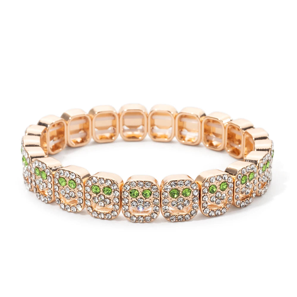 Extremely Happy Pave Bracelets