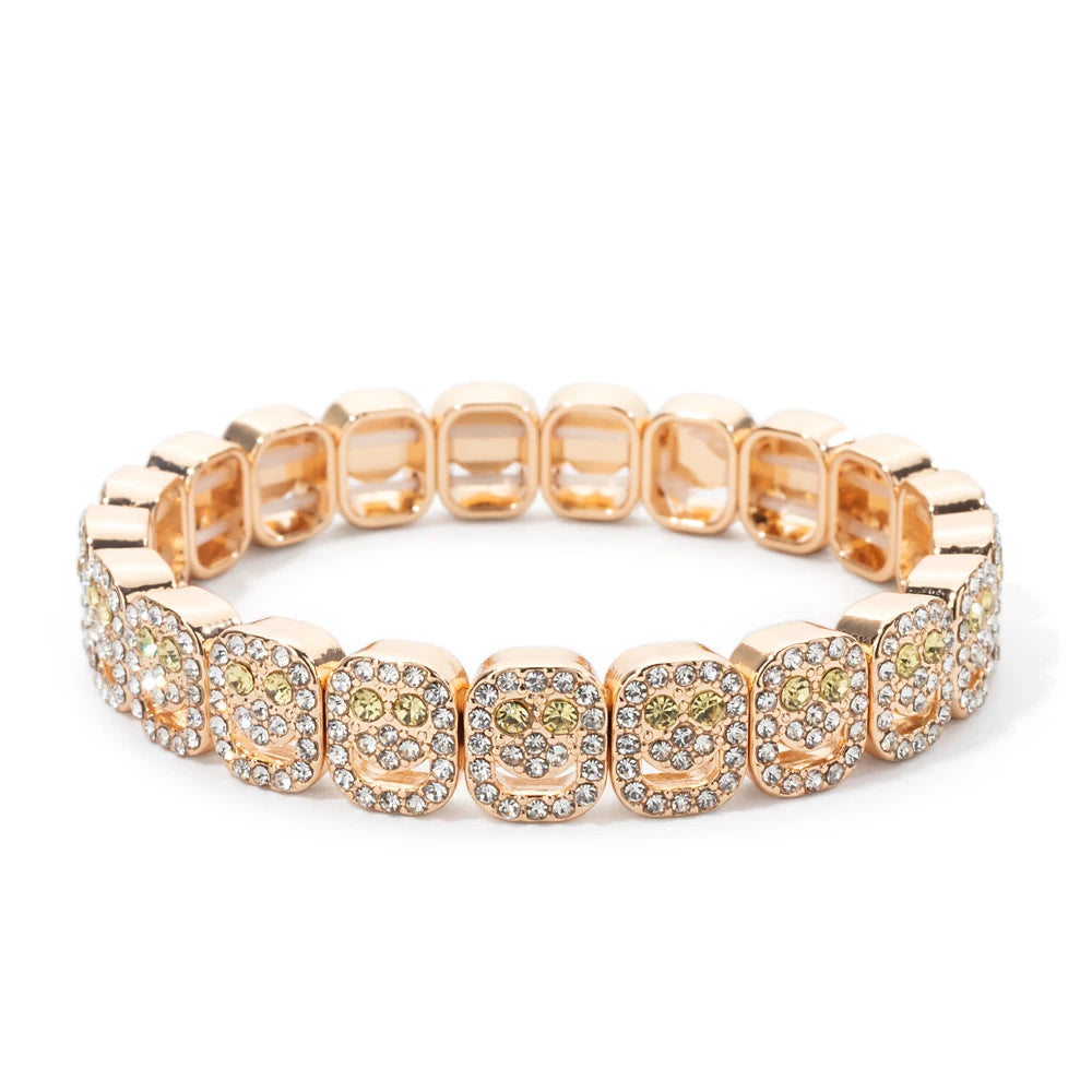 Extremely Happy Pave Bracelets