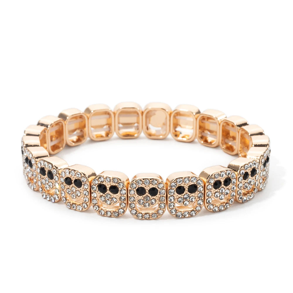 Extremely Happy Pave Bracelets