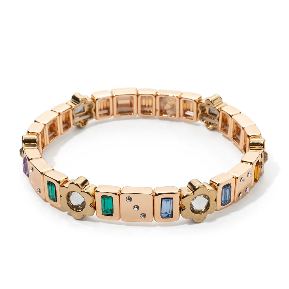 2024 New Rhinestone Happy Bangle For Women Diamond Hand Accessory